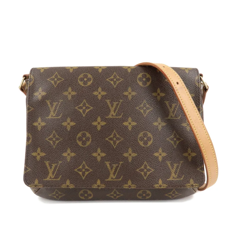 Louis Vuitton tote bags with a spacious interior and multiple pocketsLouis Vuitton Monogram Musette Tango Short Shoulder Bag M51257