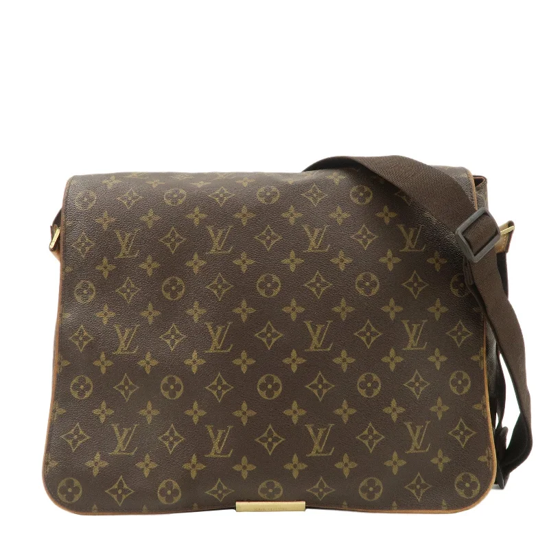 Ladies Louis Vuitton shoulder bags with a wide - width strap for comfortLouis Vuitton Monogram Abbesses Messenger Bag Hand Bag M45257