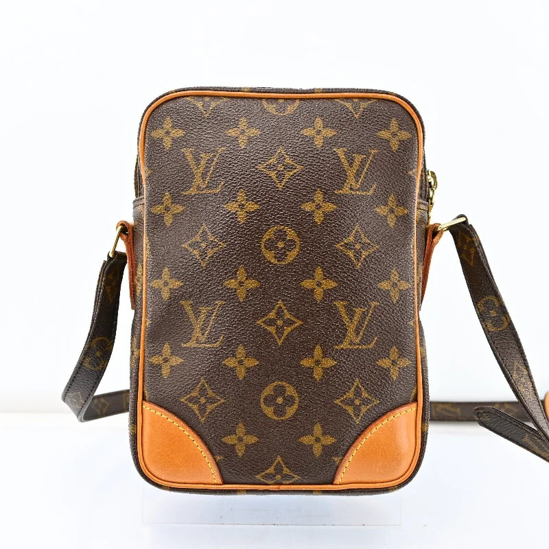 Louis Vuitton Alma bags with a monogram - embossed leather surfaceLouis Vuitton Amazone Shoulder Cross