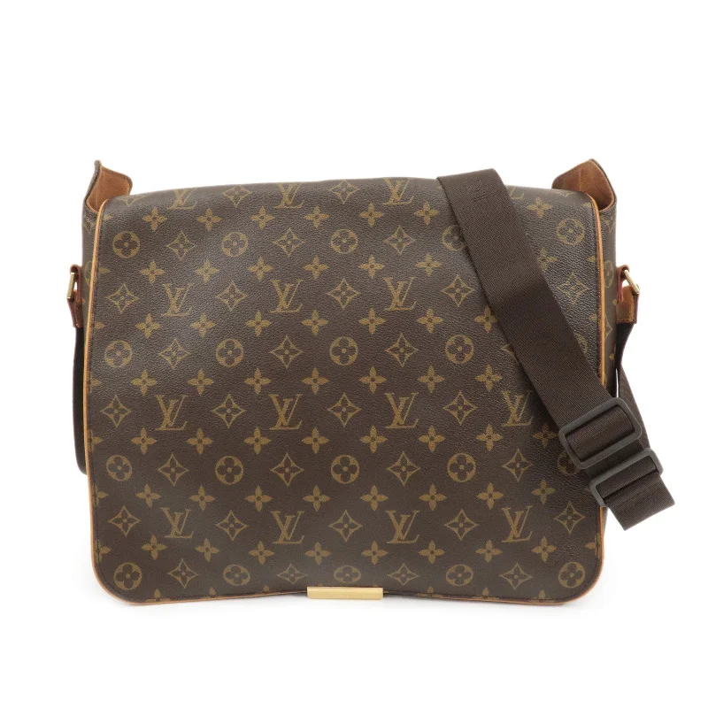 Louis Vuitton bags with a snap - button closure and a decorative charm for styleLouis Vuitton Monogram Abbesses Messenger Bag Hand Bag M45257