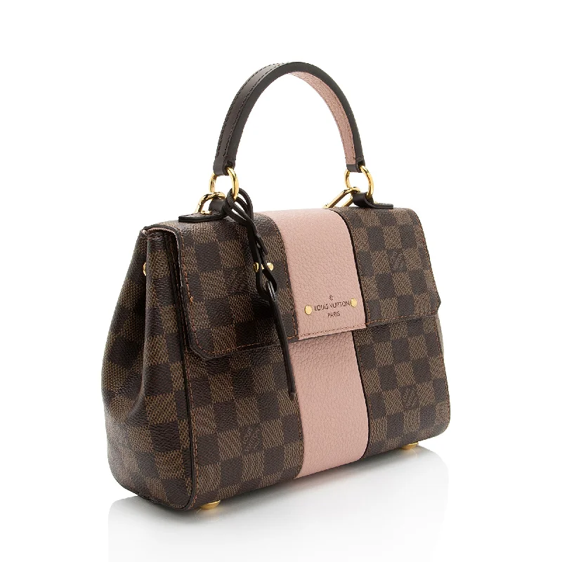 Ladies Louis Vuitton Petite Malle bags in a pastel color for a soft lookLouis Vuitton Damier Ebene Bond Street BB Satchel (lQlDu5)