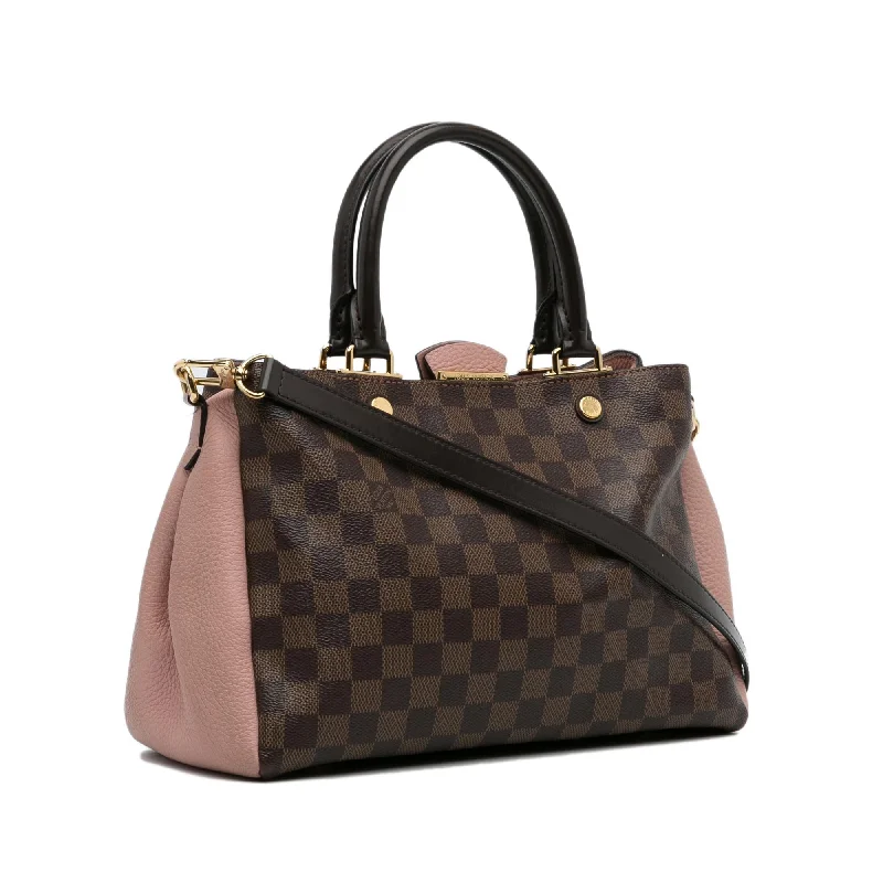 Louis Vuitton tote bags with a printed LV logo on the front for brand visibilityLouis Vuitton Damier Ebene Brittany (CPGN9S)