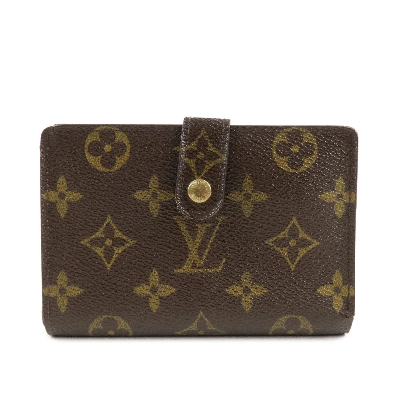 Louis Vuitton bags with a detachable mirror inside for on - the - go touch - upsLouis Vuitton Monogram Porte Monnaie Billets Viennois M61663