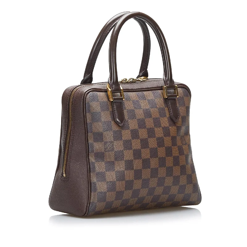 Louis Vuitton crossbody bags in a bold red color for a statementLouis Vuitton Damier Ebene Brera (2V6mMB)