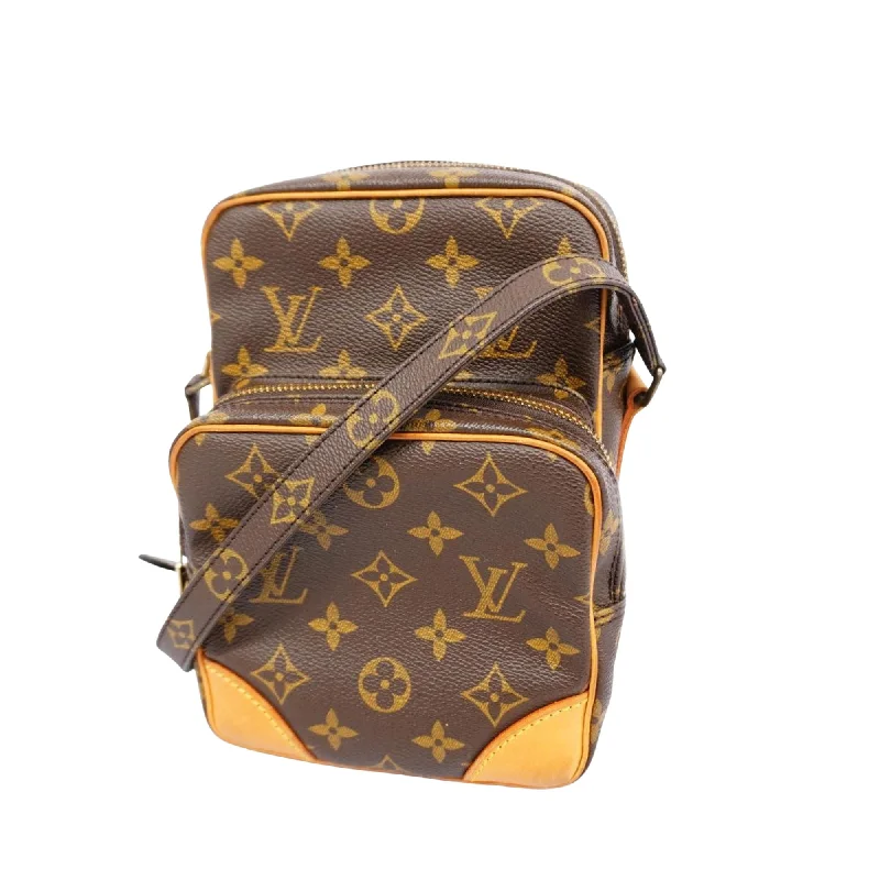 Ladies Louis Vuitton Petite Malle bags with a star - shaped charm for cutenessLOUIS VUITTON Amazon Shoulder Bag