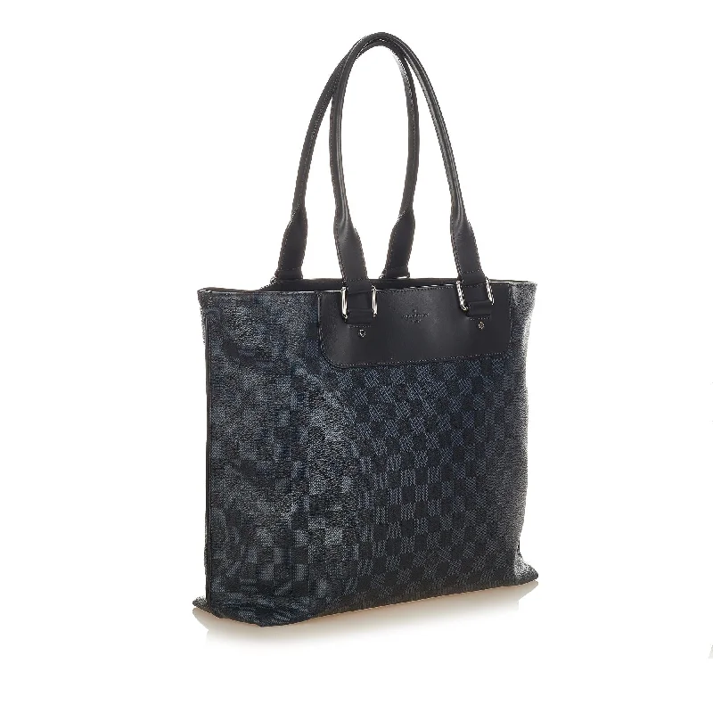 Louis Vuitton tote bags with a double - handle and shoulder - strap optionLouis Vuitton Damier Cobalt Porte Document Business (25935)