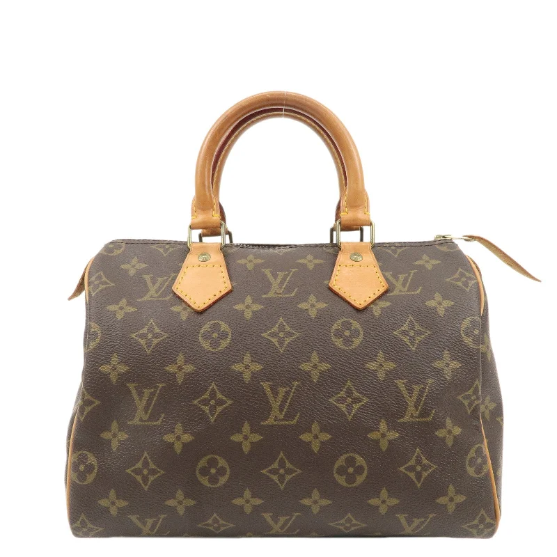 Ladies Louis Vuitton handbags with a detachable coin purse insideLouis Vuitton Monogram Speedy 25 Hand Bag Boston Bag M41528