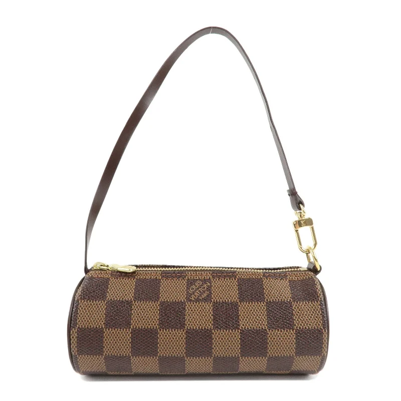 Louis Vuitton Twist bags with a contrast - colored interior for visual interestLouis Vuitton Damier Pouch for Papillon Bag Mini Bag Brown