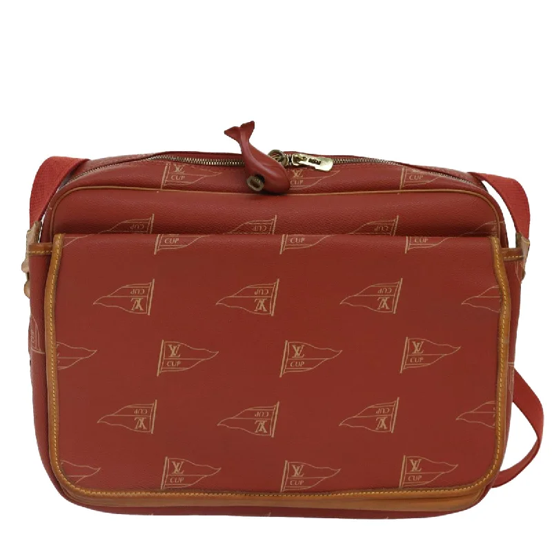 Louis Vuitton bags with a magnetic snap closure for easy accessLOUIS VUITTON America's Cup Shoulder Bag