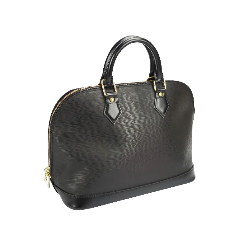 Ladies Louis Vuitton shoulder bags with a single - handle silhouetteLouis Vuitton Alma PM Black Epi