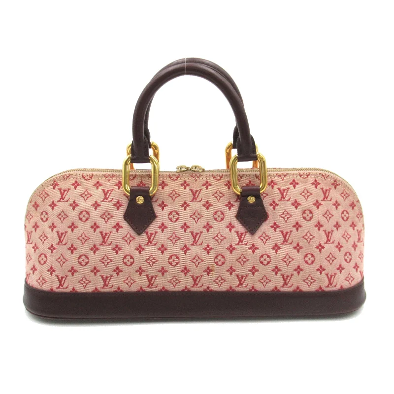 Louis Vuitton bags with a magnetic snap closure for easy accessLOUIS VUITTON Alma Ron Red Cherry Monogram mini canvas M92207