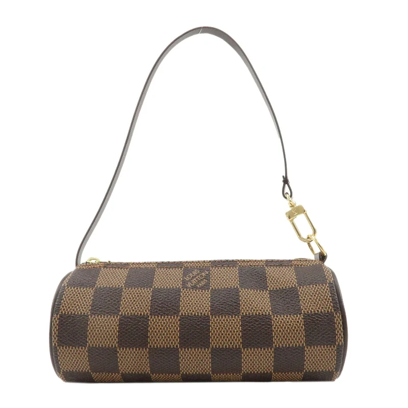 Louis Vuitton tote bags with a spacious interior and multiple pocketsLouis Vuitton Damier Mini Pouch for Papillon Bag Brown