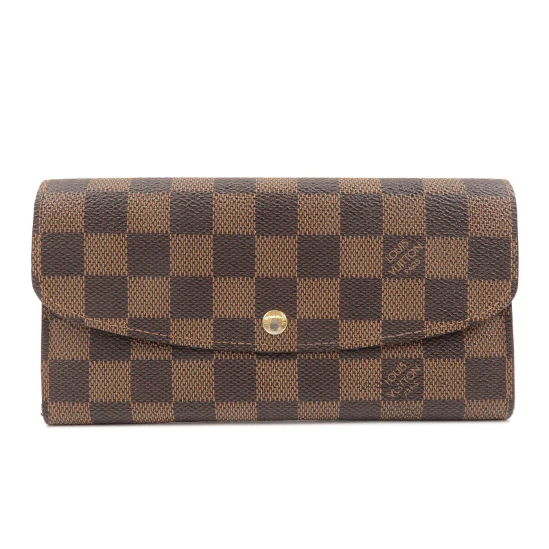 Louis Vuitton Alma bags featuring the signature top - handle designLouis Vuitton Damier Portefeuille Emily Long Wallet N63019