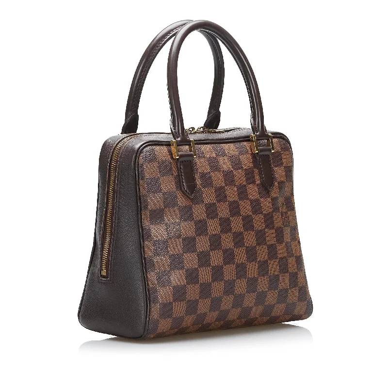 Ladies Louis Vuitton shoulder bags with a wide - width strap for comfortLouis Vuitton Damier Ebene Brera (a8ROKD)