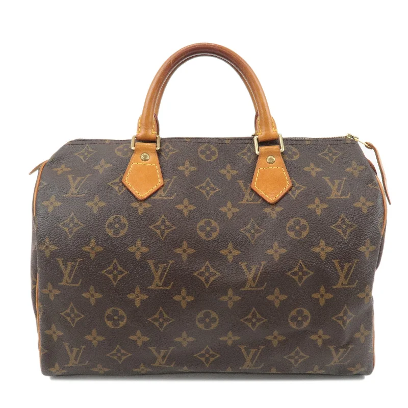 Ladies Louis Vuitton Capucines bags with gold - toned hardwareLouis Vuitton Monogram Speedy 30 Hand Bag Boston Bag M41526