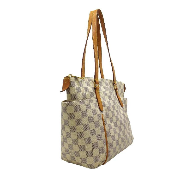 Louis Vuitton handbags with a metal - framed clasp for durabilityLouis Vuitton Damier Azur Totally PM (MmrIRd)