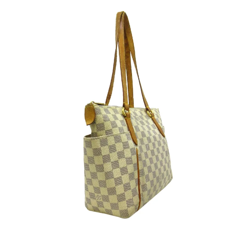 Louis Vuitton bags with a magnetic snap closure for easy accessLouis Vuitton Damier Azur Totally PM (37913)