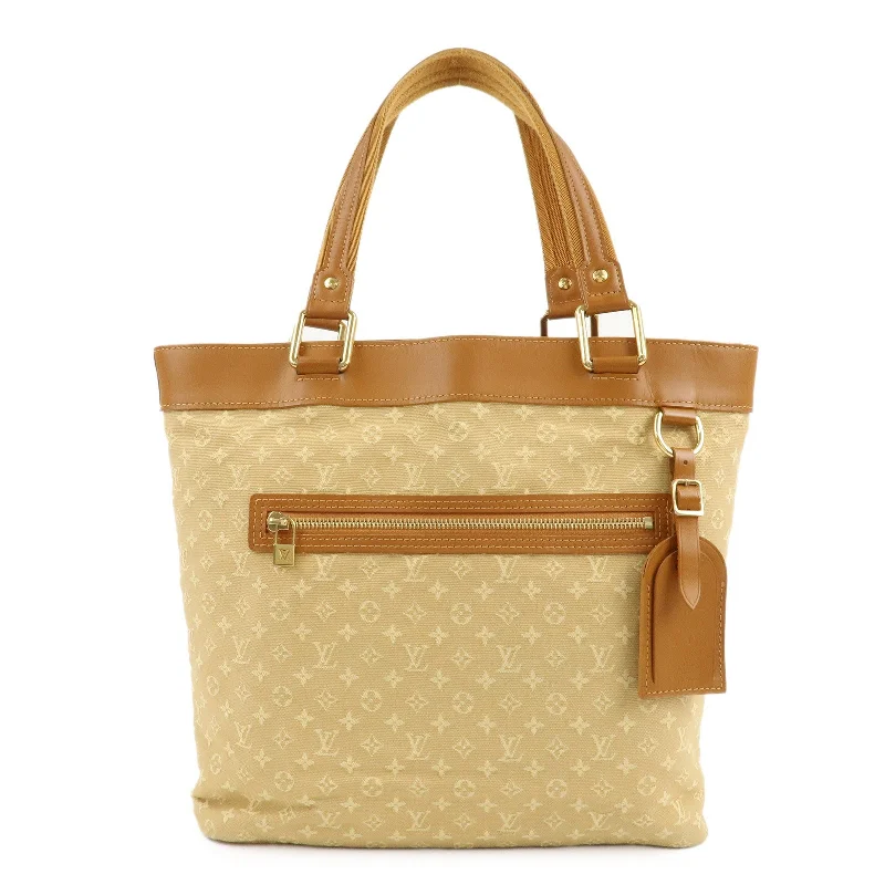 Ladies Louis Vuitton Capucines bags with gold - toned hardwareLouis Vuitton Monogram Mini Lucille GM Tote Bag Beige M92683