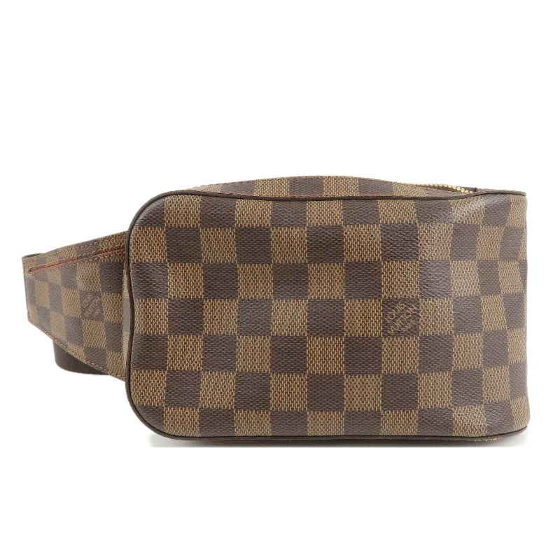 Louis Vuitton Twist bags with a snakeskin - effect panel for a bold lookLouis Vuitton Damier Geronimos Body Bag Waist Bag N51994