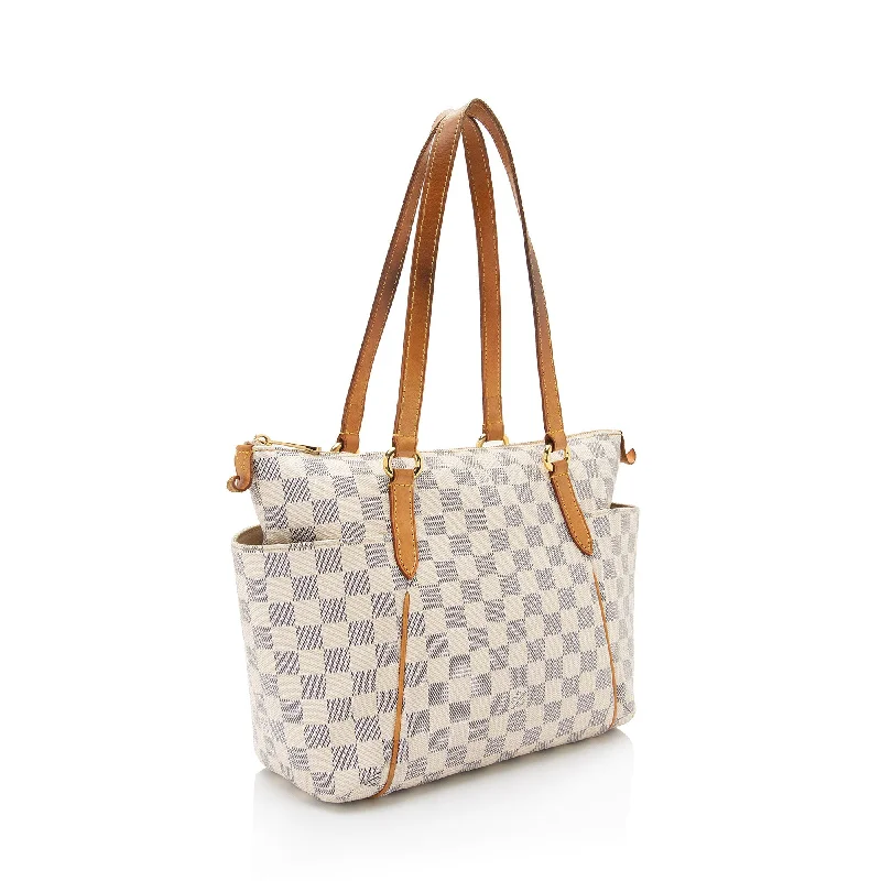 Louis Vuitton Alma bags with a leather - wrapped handle for a luxurious feelLouis Vuitton Damier Azur Totally PM Tote (t2xnGe)