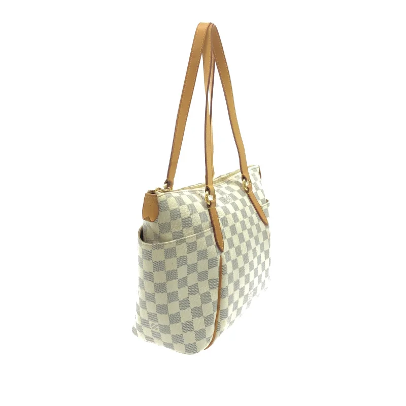 Louis Vuitton bags with a front - flap pocket for quick - access itemsLouis Vuitton Damier Azur Totally PM (37960)