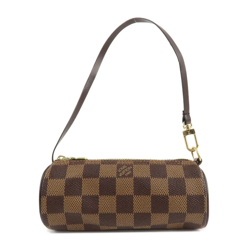 Louis Vuitton Twist bags with a crystal - embellished LV - turnlockLouis Vuitton Damier Pouch for Papillon Mini Bag Damier Ebene