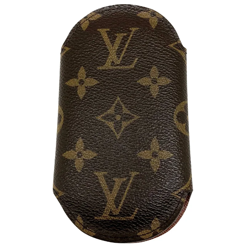 Louis Vuitton Twist bags with a snakeskin - effect panel for a bold lookLouis Vuitton Brown Canvas Porte cles wallet accessories