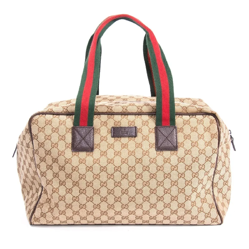 Gucci backpacks for women with a hidden back pocketGucci Web Duffle Bag