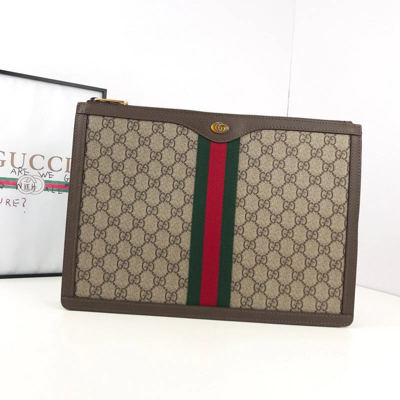 Women Gucci bags with a chain - link trim and a leather bodyBC - GUCCI BAG - 2648