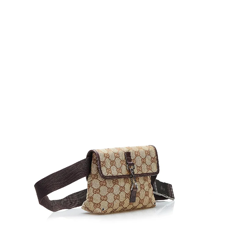 Gucci handbags for women with a beaded trimGucci GG Canvas Jackie Belt Bag (SHG-qQWtZQ)