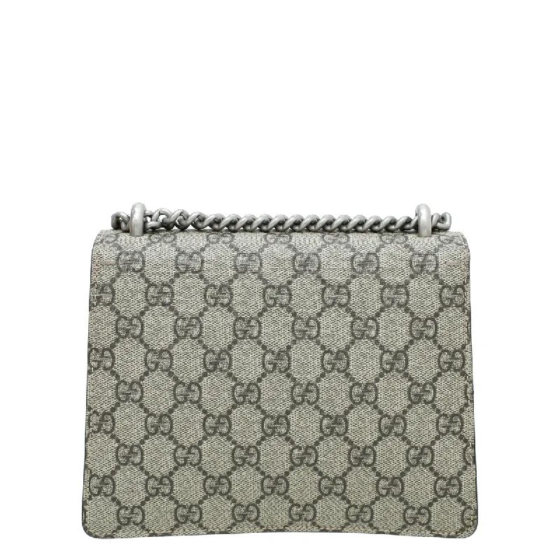 Gucci tote bags for women with a printed Gucci logoGucci Bicolor GG Supreme Dionysus Mini Bag