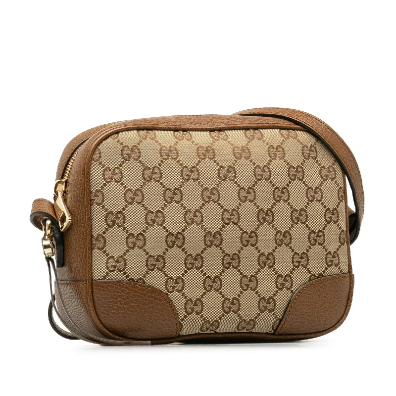 Women Gucci Sylvie bags with a detachable ribbon detailGucci GG Canvas Bree Crossbody Bag (H37PJz)