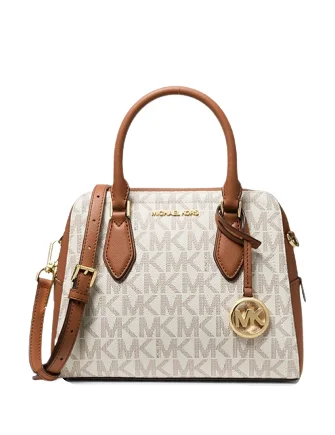 Michael Michael Kors Bags for art gallery openings in an elegant styleMichael Michael Kors Ayden Medium Logo and Faux Leather Satchel