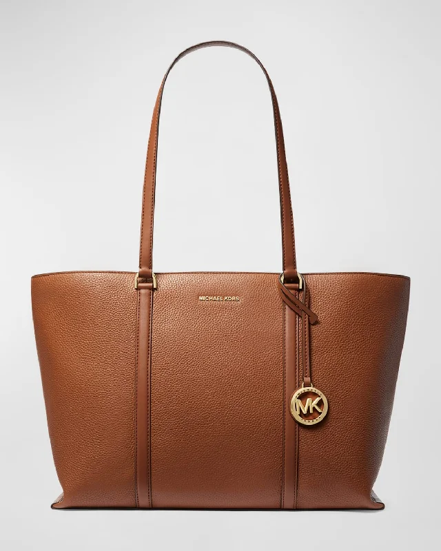 Michael Michael Kors Bags for horse - riding events in a functional and fashionable designLarge Leather Tote Bag