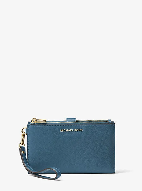 Michael Michael Kors diaper bags for new parentsMK Adele Leather Smartphone Wallet - Blue - Michael Kors