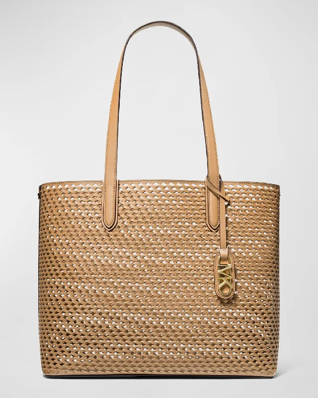 Michael Michael Kors Bags for business meetings in a sophisticated styleEliza XL Woven Leather Tote Bag