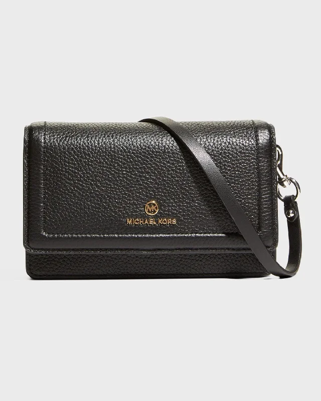 Michael Michael Kors Bags for opera nights in a glamorous and refined styleJet Set Calfskin Crossbody Bag