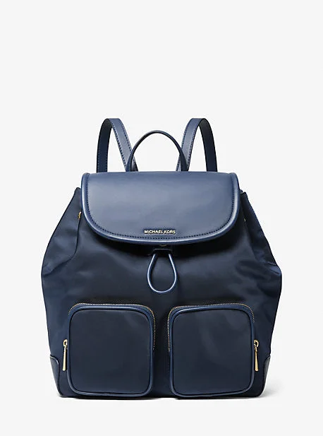 Michael Michael Kors Bags for historical reenactments in an appropriate period - style designMK Cara Large Nylon Backpack - Blue - Michael Kors