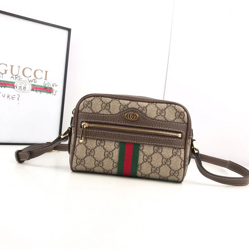 Women Gucci Sylvie bags featuring the signature web stripeBC - GUCCI BAG - 2639