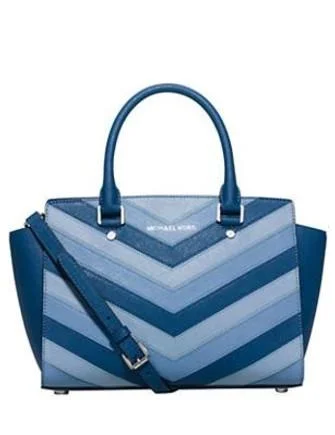 Michael Michael Kors Bags for horse - riding events in a functional and fashionable designMichael Michael Kors Medium Selma Chevron Satchel