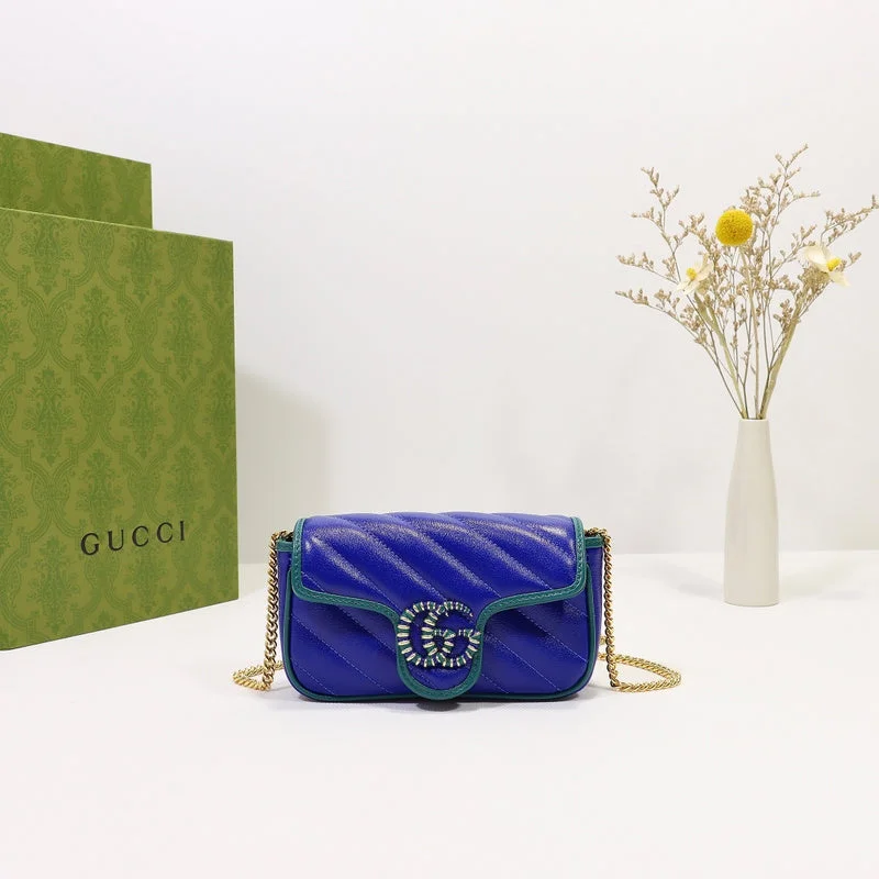 Women Gucci bags with a snap - button closure and a decorative charmWF - Gucci Bags - 1578