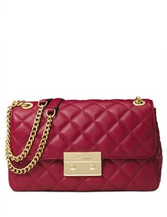 pebbled leather Michael Michael Kors Bags for durabilityMichael Michael Kors Sloan Chain Large Shoulder Bag