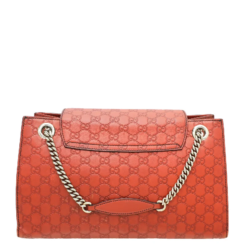 Ladies Gucci Dionysus bags in a pastel colorGucci Rust Orange Guccissima Emily Large Bag