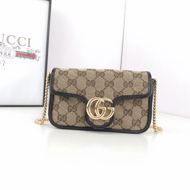 Ladies Gucci shoulder bags with a wide - width strapBC - GUCCI BAG - 2723