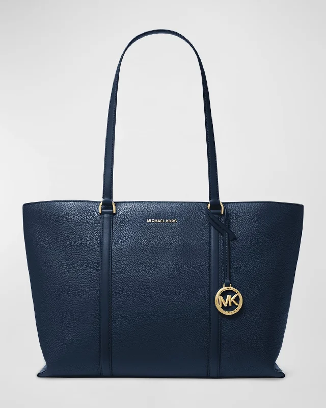 Michael Michael Kors Bags for movie nights with a practical sizeLarge Leather Tote Bag