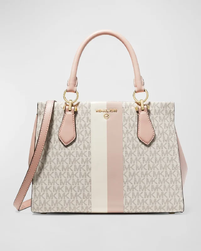 Michael Michael Kors Bags for theater performances in a sophisticated and elegant styleMarilyn Monogram Satchel Tote Bag