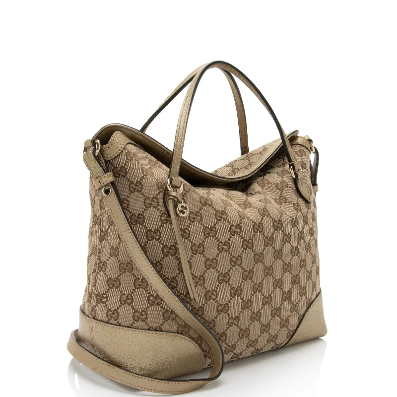 Ladies Gucci Dionysus bags with a chain - link shoulder strapGucci GG Canvas Bree Tote (9TFhBr)