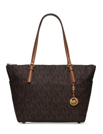 Michael Michael Kors Bags for antique shows in a classic and elegant styleMichael Michael Kors Large Jet Set East West Zip Top Signature Tote