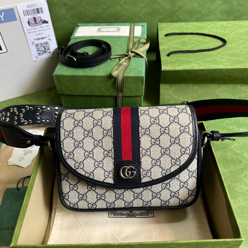 Women Gucci bags with a chain - link trim and a leather bodyWF - Gucci Bags - 1351