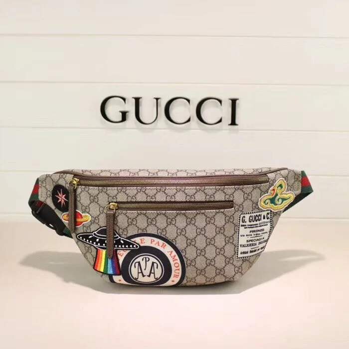 Ladies Gucci shoulder bags with a wide - width strapWF - Gucci Bags - 1554